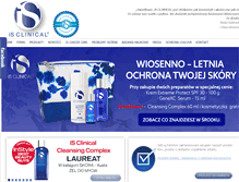 Tablet Screenshot of isclinical-polska.pl
